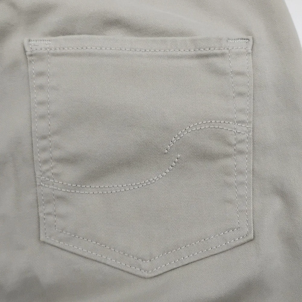 Signature Levi Strauss Modern Straight Khaki Tan Pants Mens 31x32 Stretch Chino